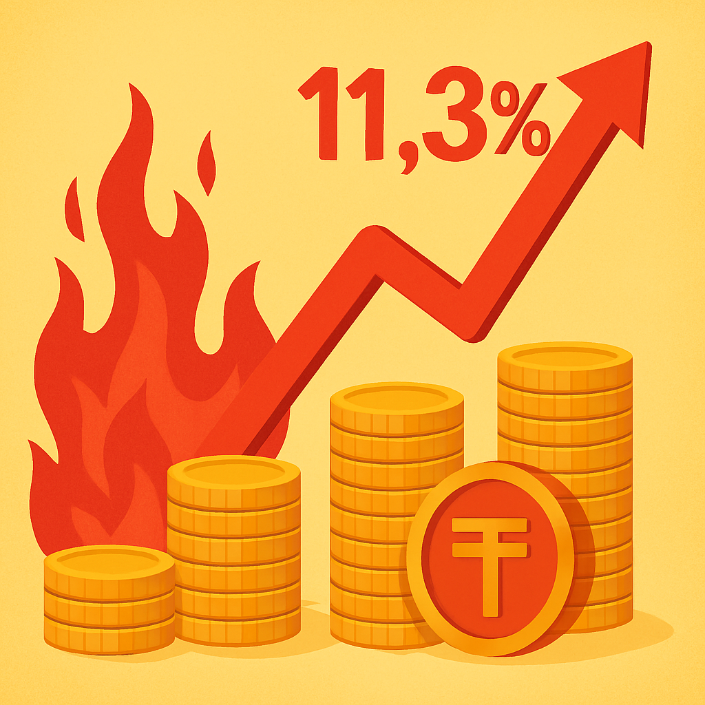 Мамыр айында инфляция 11,3% жетті